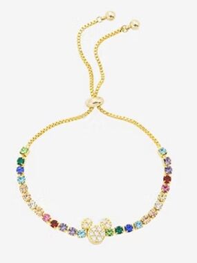 Disney Classics Jewelry | Mickey Mouse Rainbow Bolo Bracelet